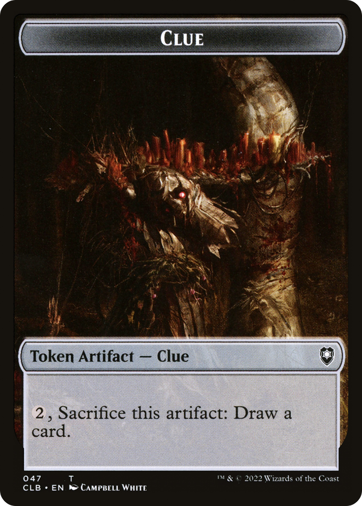 Clue (TCLB-047) [Battle for Baldur's Gate Tokens]