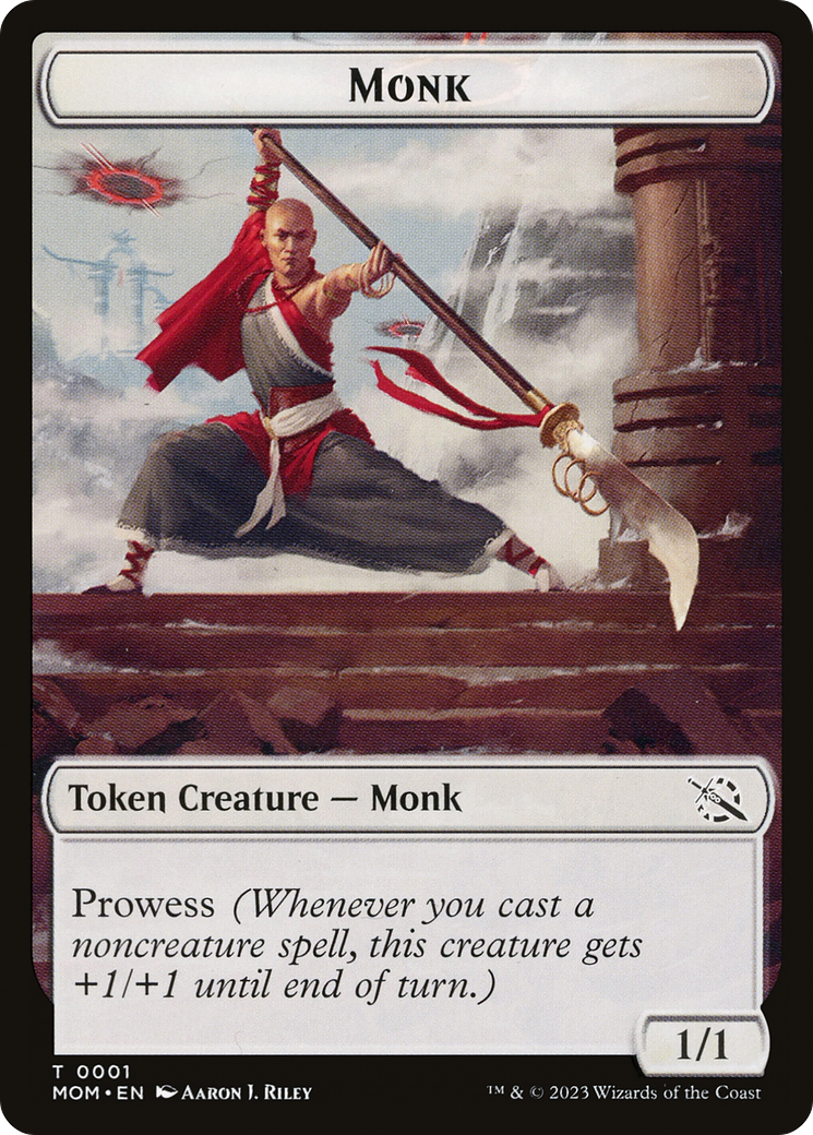 Monk (TMOM-001) [March of the Machine Tokens]