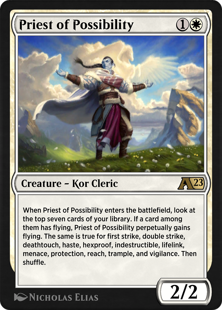 Priest of Possibility (YDMU-002) [Alchemy: Dominaria]