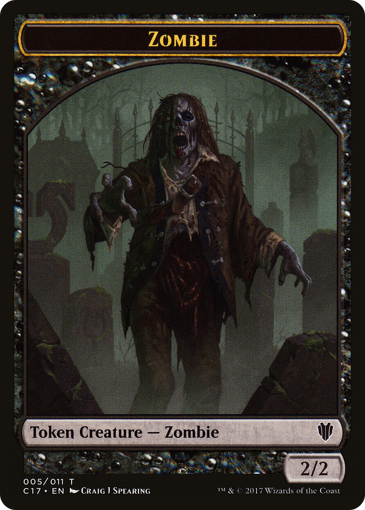 Zombie (TC17-005) [Commander 2017 Tokens]