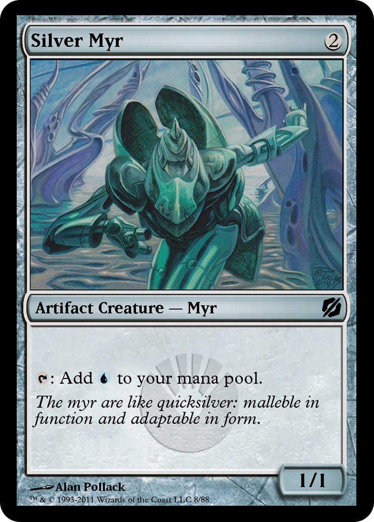 Silver Myr (TD2-008) [Duel Decks: Mirrodin Pure vs. New Phyrexia]