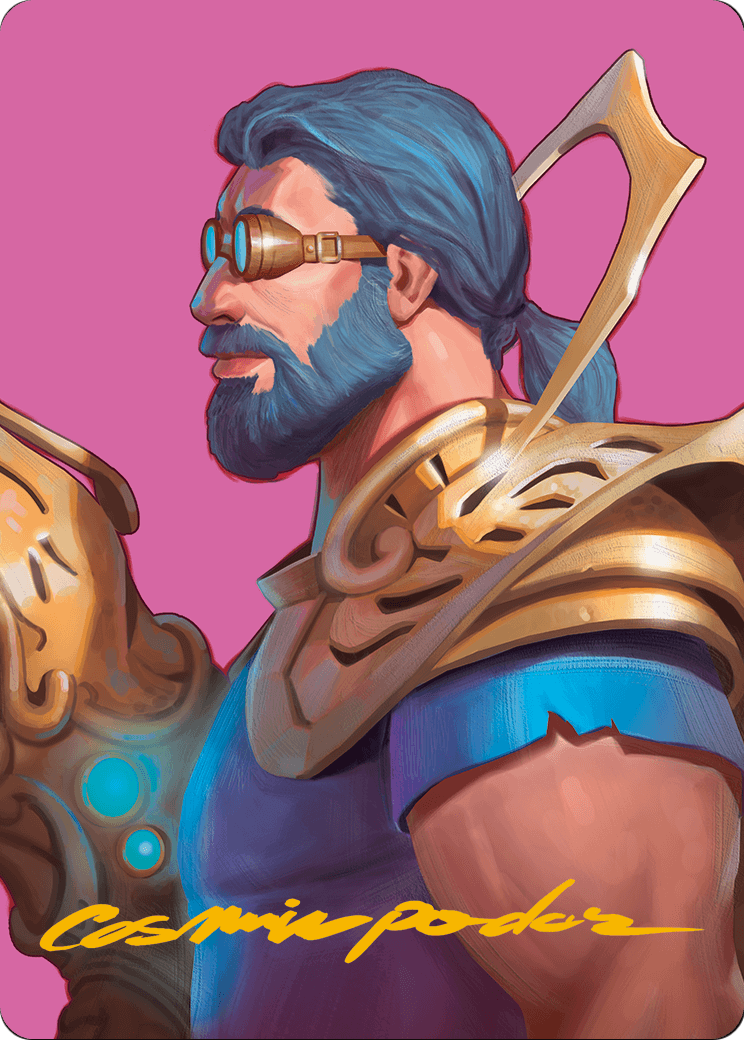 Satya, Aetherflux Genius // Satya, Aetherflux Genius (AMH3-026) (Borderless) [Modern Horizons 3 Art Series] Foil