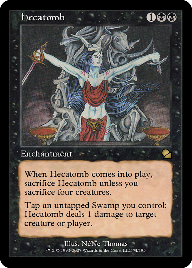 Hecatomb (ME1-071) [Masters Edition] Foil