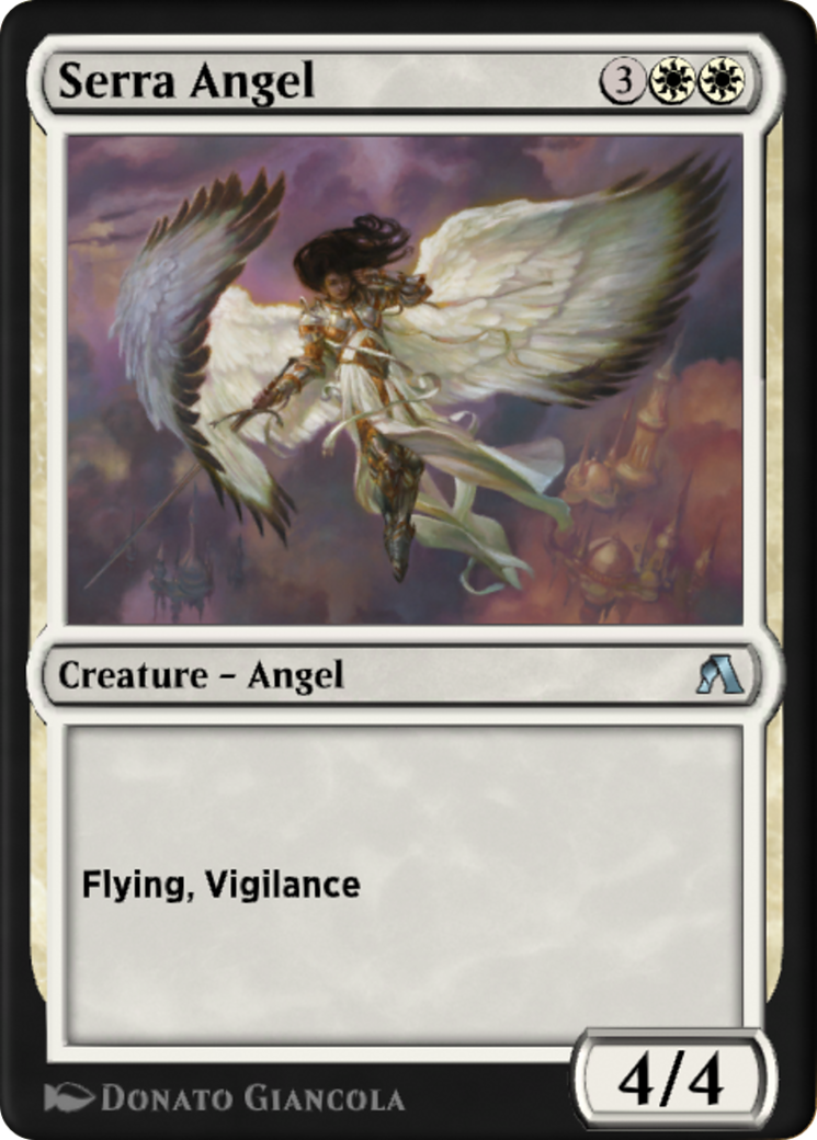 Serra Angel (OANA-009) [Arena New Player Experience Cards]