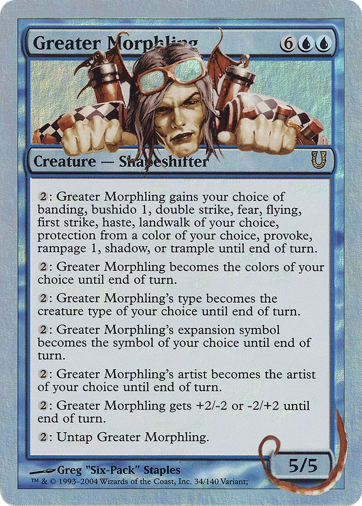 Greater Morphling (UNH-34★) [Unhinged] Foil