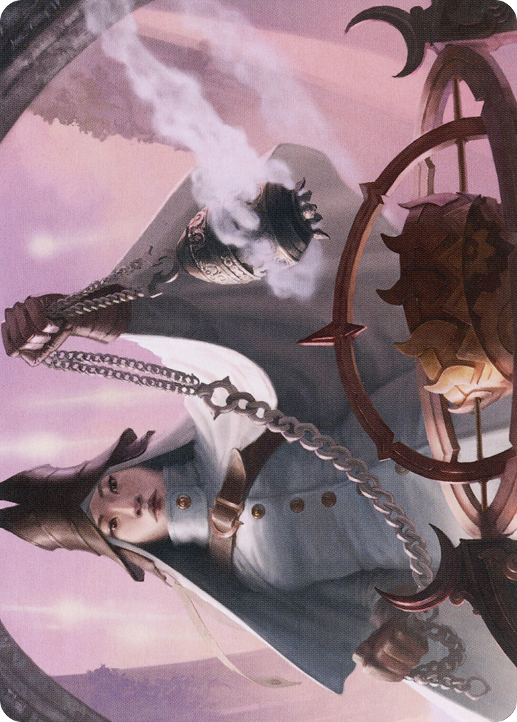 Celestus Sanctifier // Celestus Sanctifier (AMID-016) (Borderless) [Midnight Hunt Art Series] Foil