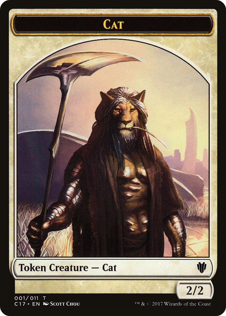 Cat (TC17-001) [Commander 2017 Tokens]