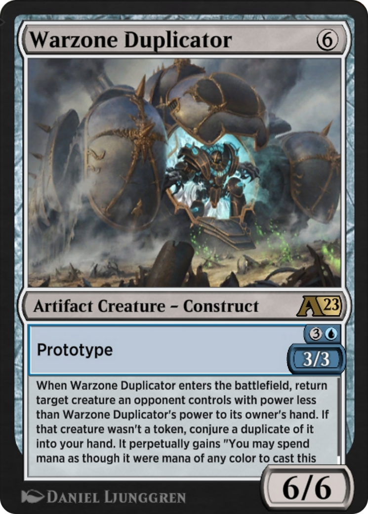 Warzone Duplicator (YBRO-030) [Alchemy: The Brothers' War]