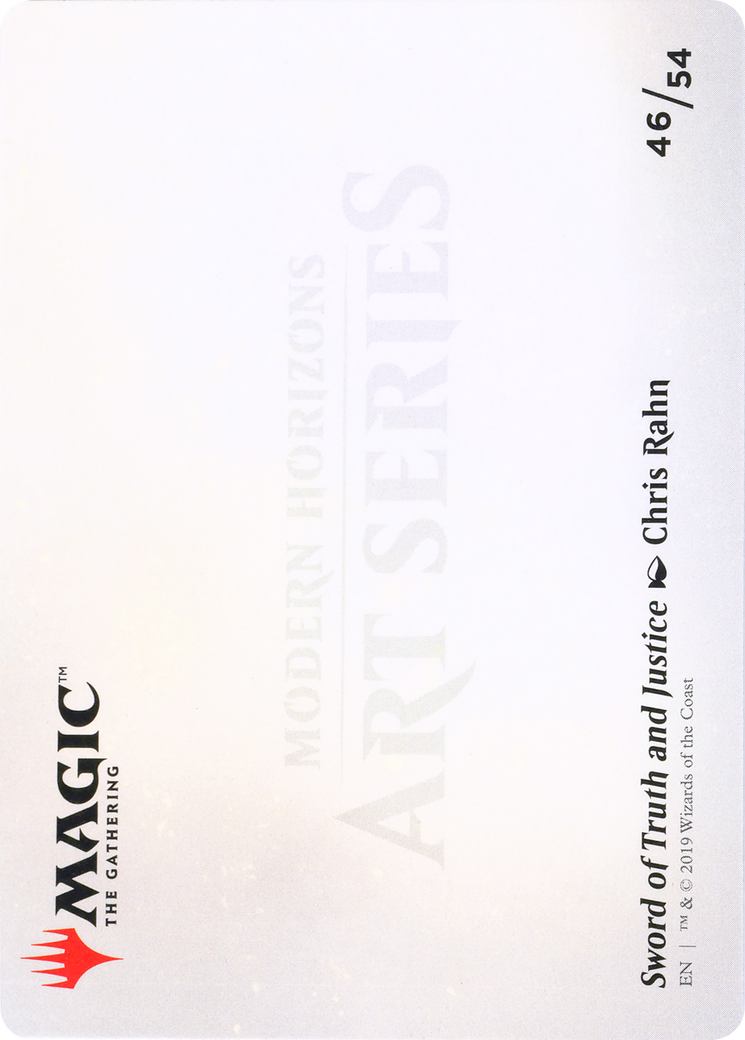 Sword of Truth and Justice // Sword of Truth and Justice (AMH1-046) (Borderless) [Modern Horizons Art Series]