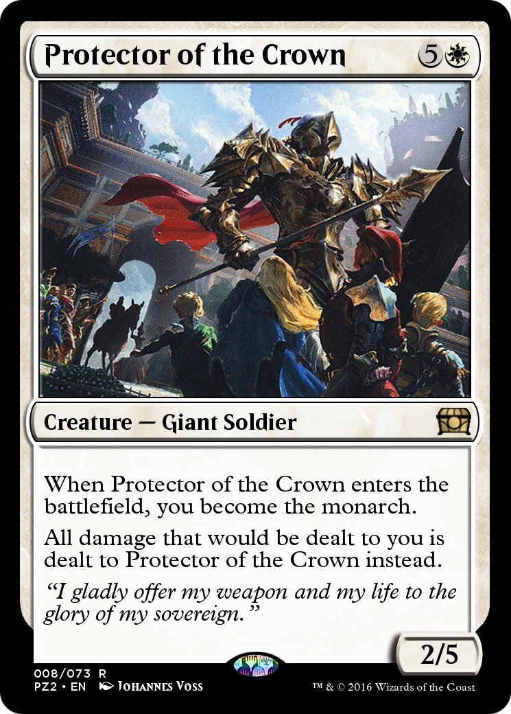 Protector of the Crown (PZ2-008) [Treasure Chest] Foil