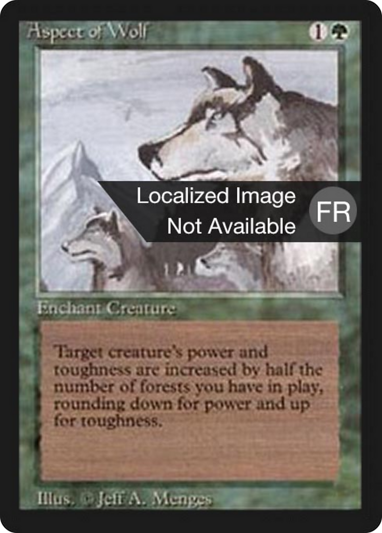 Aspect of Wolf (FBB-186) [Foreign Black Border]