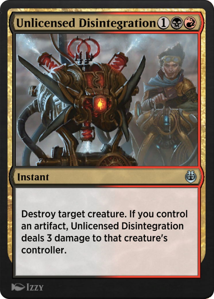 Unlicensed Disintegration (KLR-211) [Kaladesh Remastered]