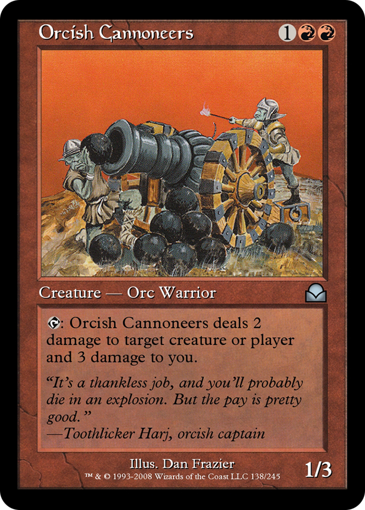 Orcish Cannoneers (ME2-138) [Masters Edition II]