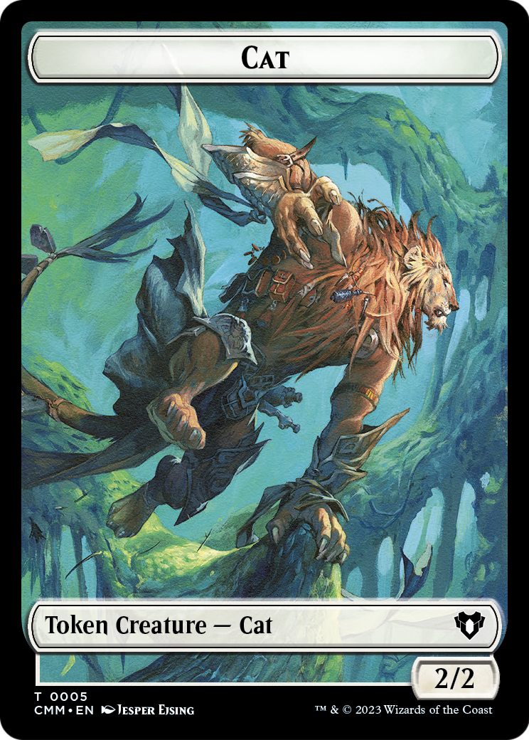Cat (TCMM-005) [Commander Masters Tokens]