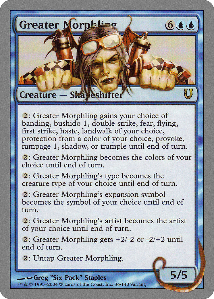 Greater Morphling (UNH-034) [Unhinged]