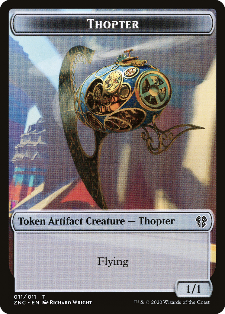 Thopter (TZNC-011) [Zendikar Rising Commander Tokens]