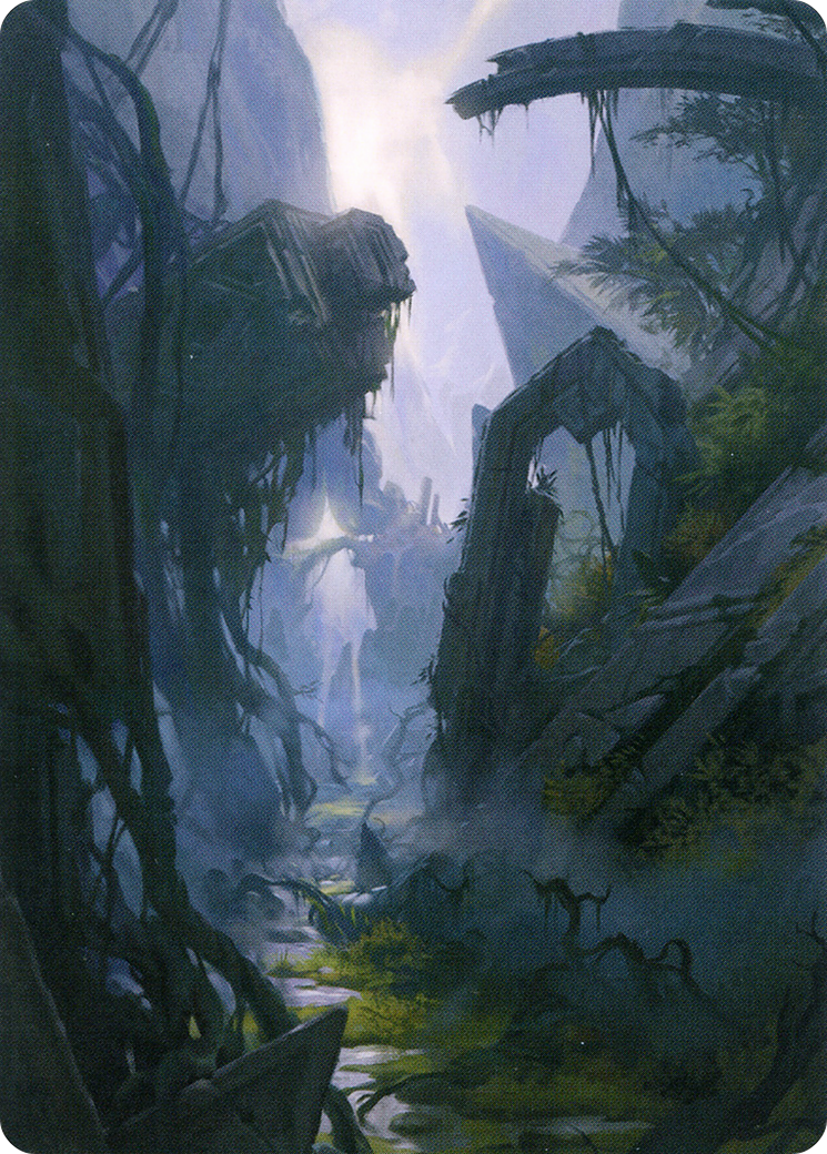 Swamp // Swamp (AZNR-014) (Borderless) [Zendikar Rising Art Series]