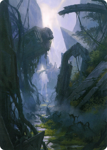 Swamp // Swamp (AZNR-014) (Borderless) [Zendikar Rising Art Series]