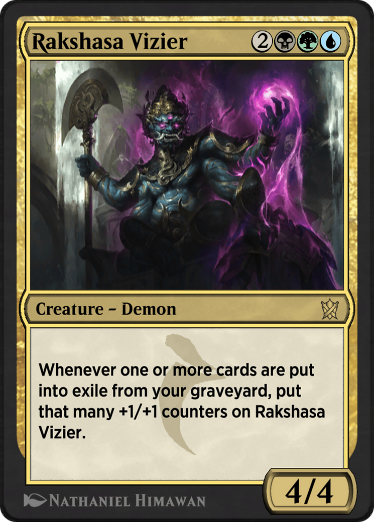 Rakshasa Vizier (KTK-193Y) [Khans of Tarkir]