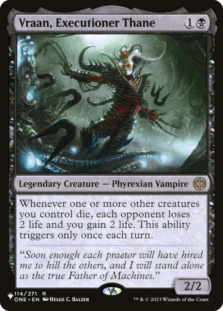Vraan, Executioner Thane (LIST-114) [The List Reprints]