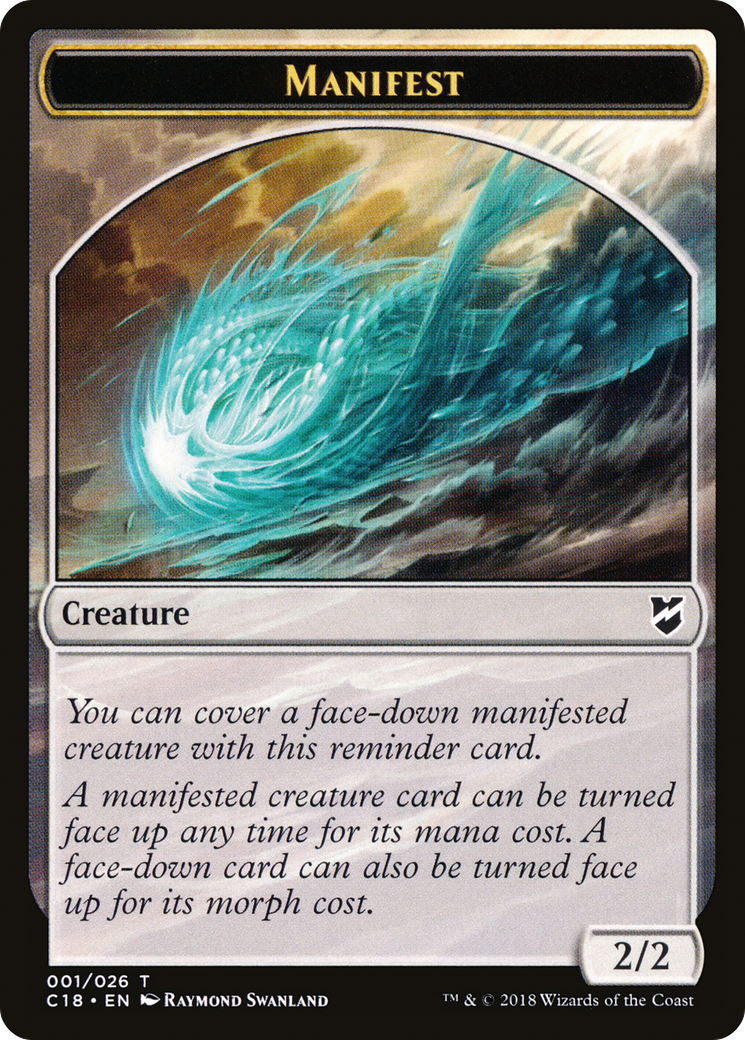 Manifest (TC18-001) [Commander 2018 Tokens]