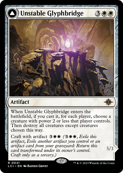 Unstable Glyphbridge (LCI-041) [The Lost Caverns of Ixalan]