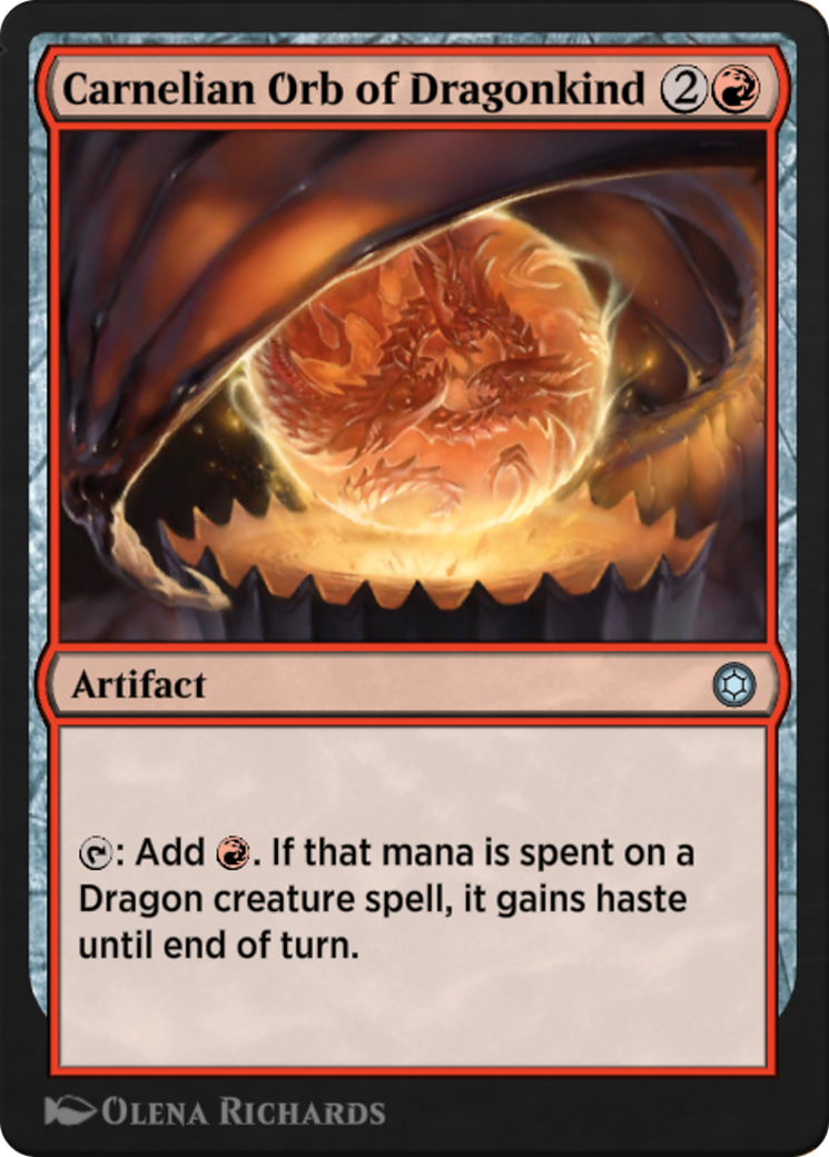Carnelian Orb of Dragonkind (HBG-177) [Alchemy Horizons: Baldur's Gate]