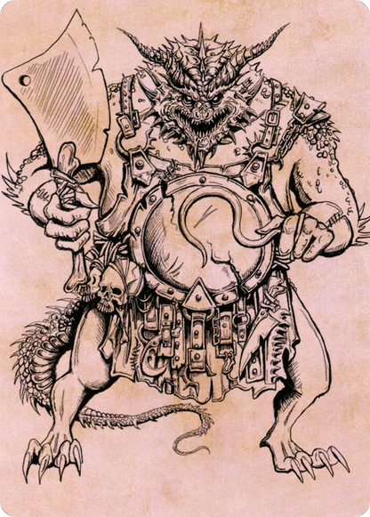 Thrakkus the Butcher // Thrakkus the Butcher (ACLB-077) (Borderless) [Battle for Baldur's Gate Art Series]
