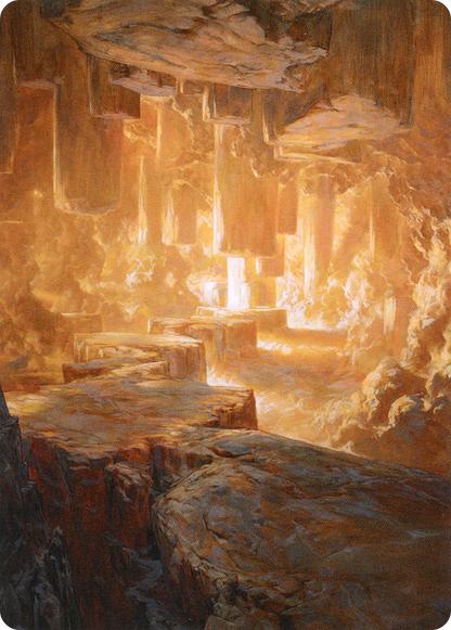 Pillarverge Pathway // Pillarverge Pathway (AZNR-028) (Borderless) [Zendikar Rising Art Series] Foil