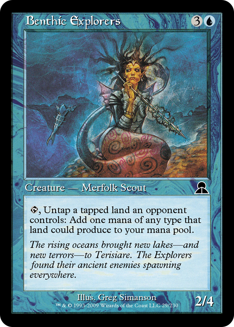 Benthic Explorers (ME3-029) [Masters Edition III] Foil