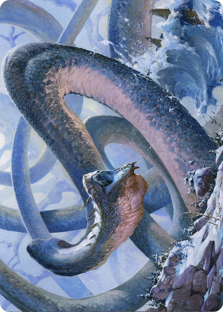 Koma, Cosmos Serpent // Koma, Cosmos Serpent (ASKHM-060) (Borderless) [Art Series: Kaldheim] Foil