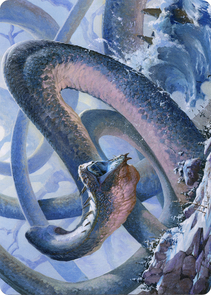 Koma, Cosmos Serpent // Koma, Cosmos Serpent (ASKHM-060) (Borderless) [Art Series: Kaldheim] Foil
