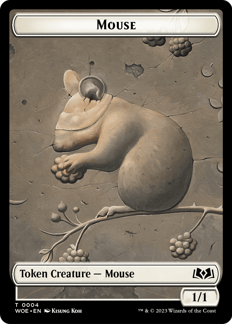 Mouse (TWOE-004) [Wilds of Eldraine Tokens]