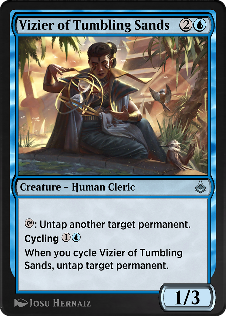 Vizier of Tumbling Sands (AKR-089) [Amonkhet Remastered]