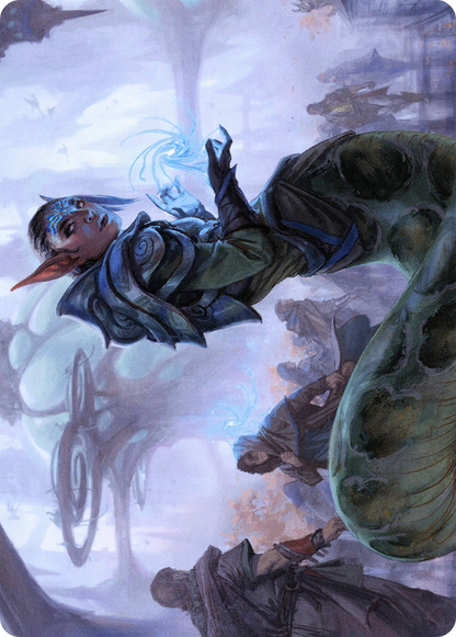 Lonis, Cryptozoologist // Lonis, Cryptozoologist (AMH2-057) (Borderless) [Modern Horizons 2 Art Series]