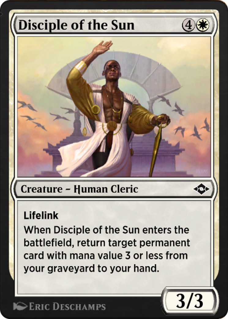 Disciple of the Sun (J21-068) [Jumpstart: Historic Horizons]