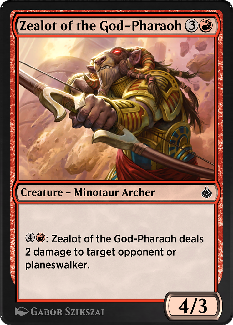 Zealot of the God-Pharaoh (AKR-181) [Amonkhet Remastered]