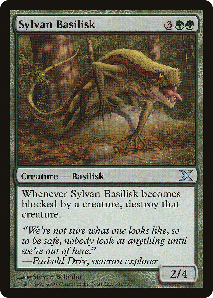 Sylvan Basilisk (10E-301) [Tenth Edition]