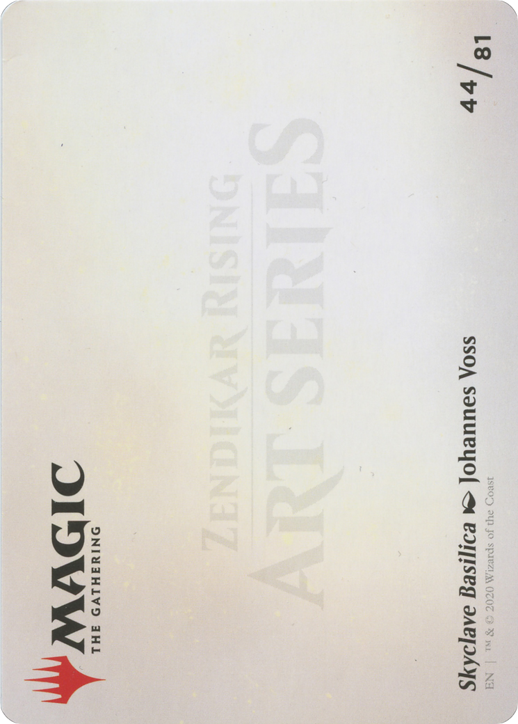 Skyclave Basilica // Skyclave Basilica (AZNR-044) (Borderless) [Zendikar Rising Art Series]