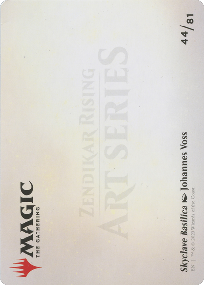 Skyclave Basilica // Skyclave Basilica (AZNR-044) (Borderless) [Zendikar Rising Art Series]