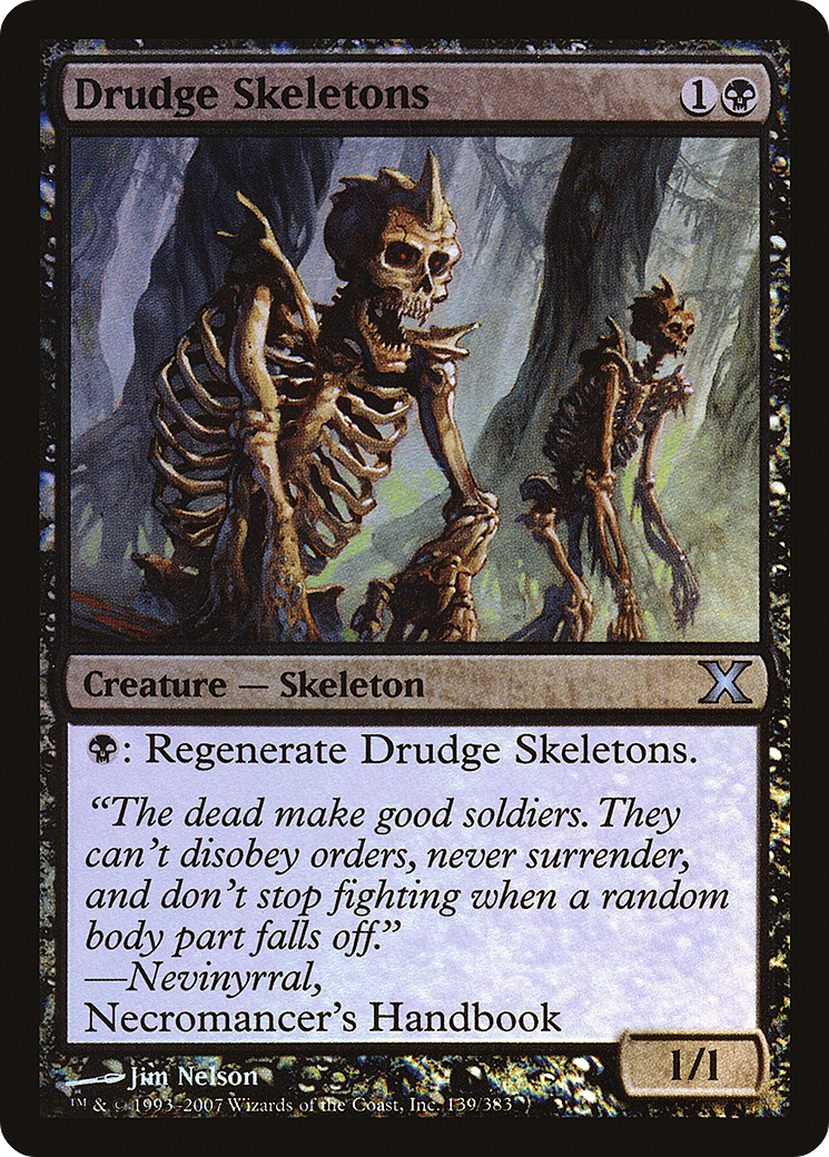Drudge Skeletons (10E-139★) [Tenth Edition] Foil