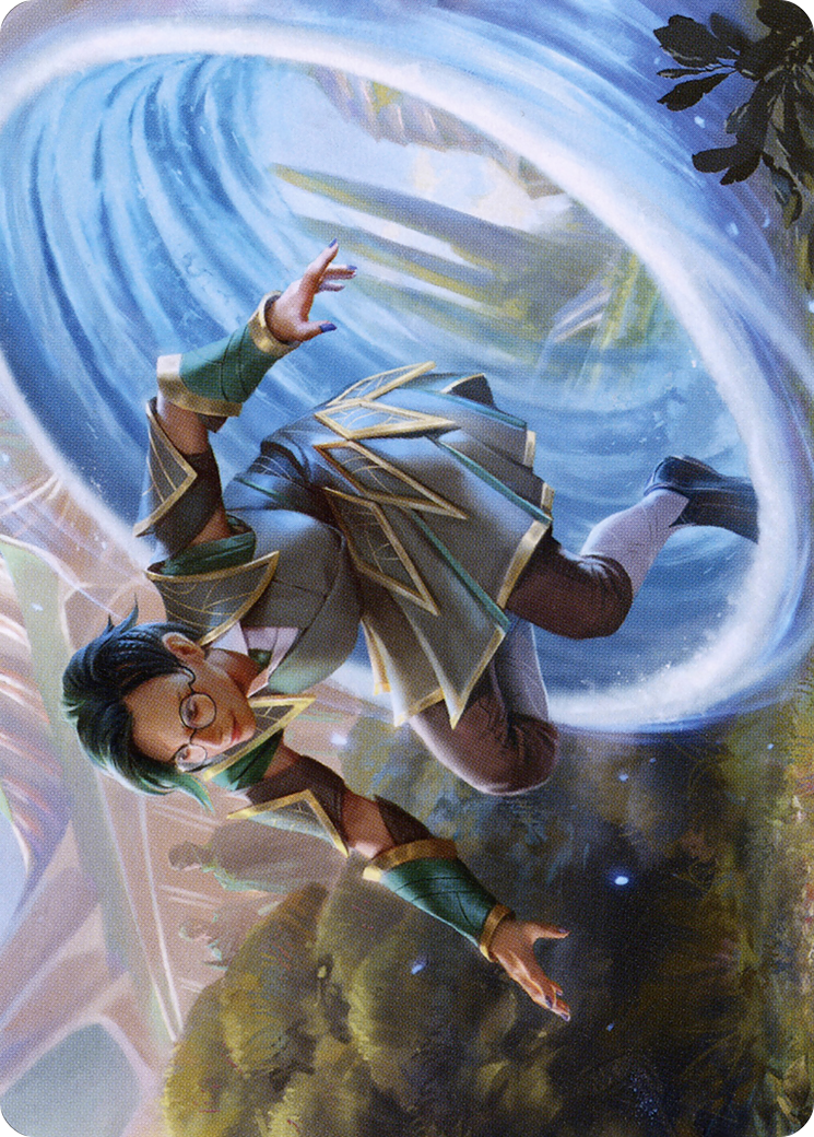 Vortex Runner // Vortex Runner (ASTX-006) (Borderless) [Strixhaven Art Series] Foil