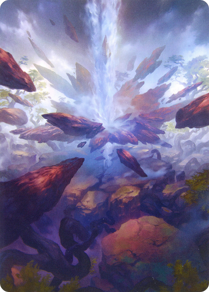Prismatic Vista // Prismatic Vista (AZNR-035) (Borderless) [Zendikar Rising Art Series] Foil