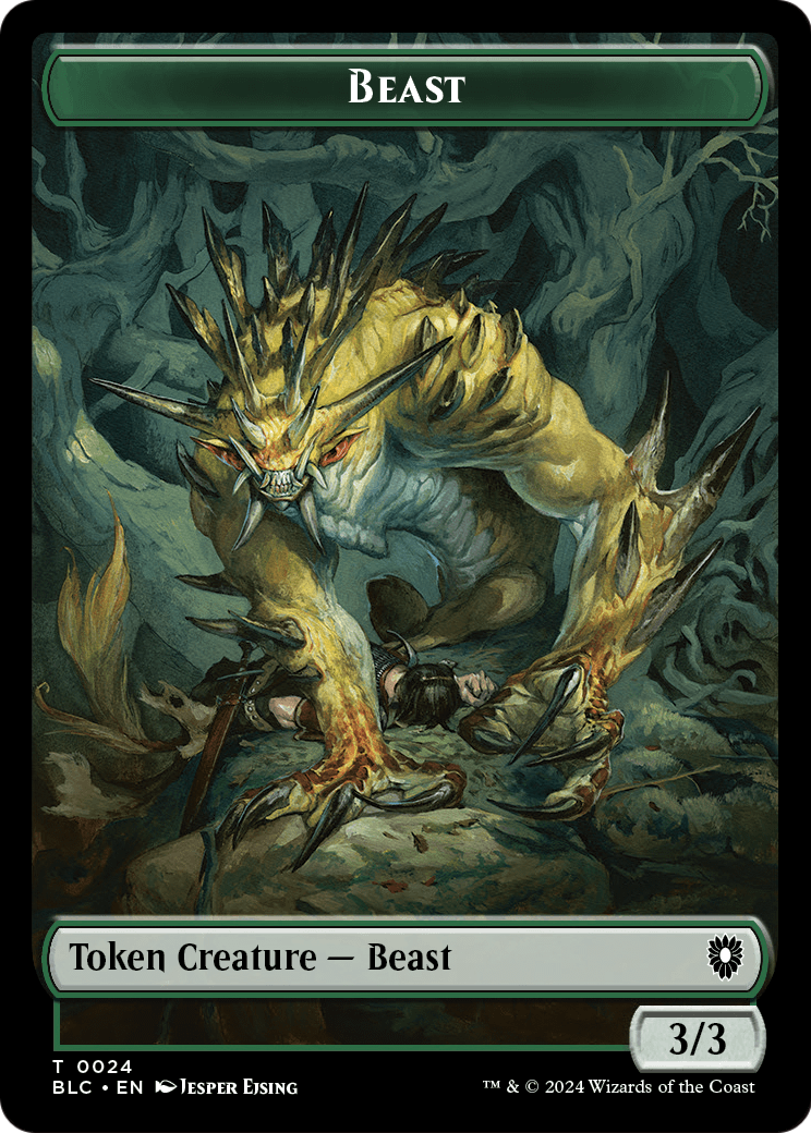 Beast (TBLC-024) [Bloomburrow Commander Tokens]