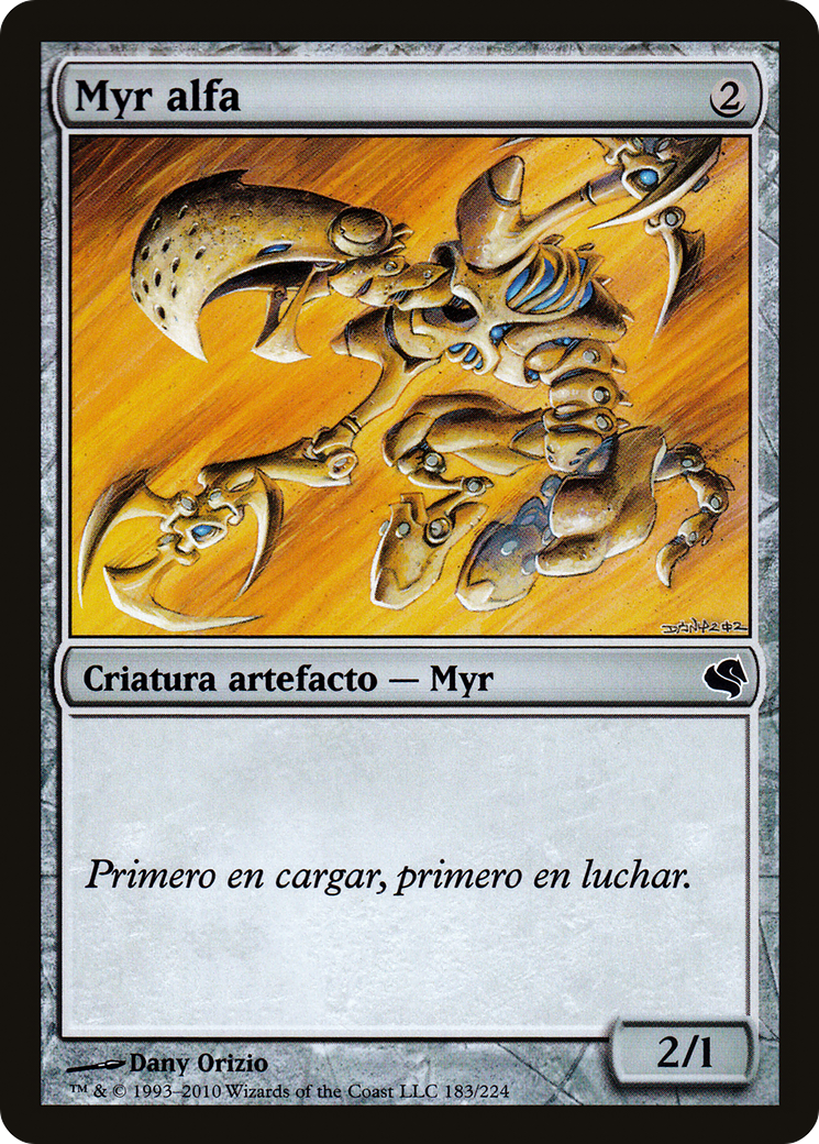 Alpha Myr (Spanish) - "Myr alfa" (PS11-183) [Salvat 2011]