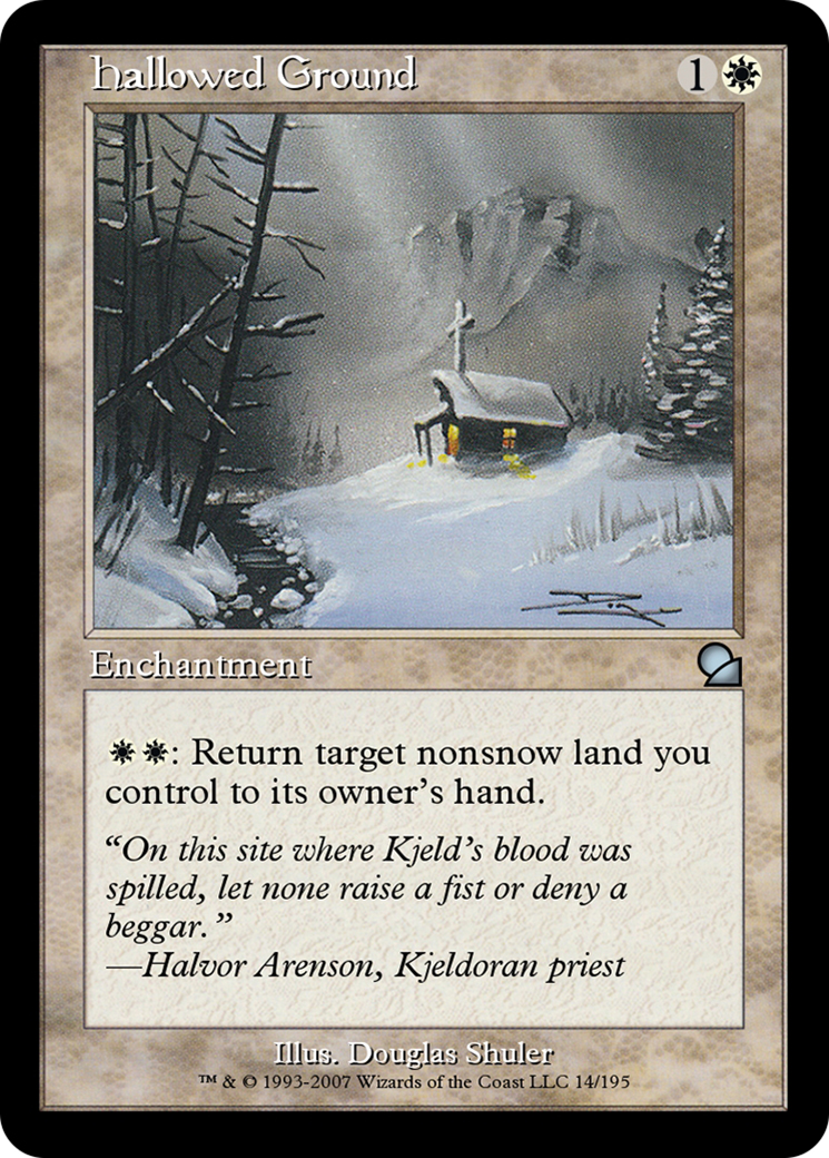 Hallowed Ground (ME1-014) [Masters Edition]