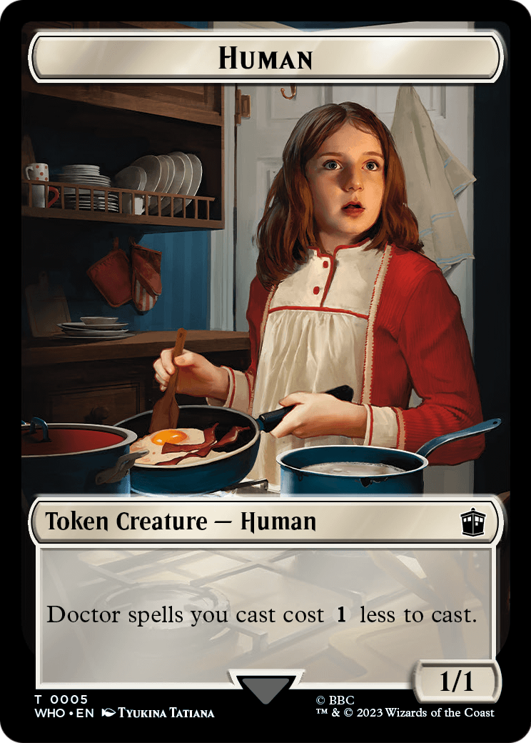 Human (TWHO-005) [Doctor Who Tokens]