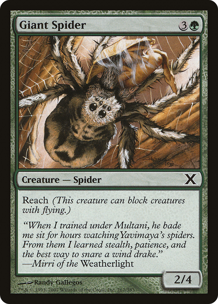 Giant Spider (10E-267) [Tenth Edition]