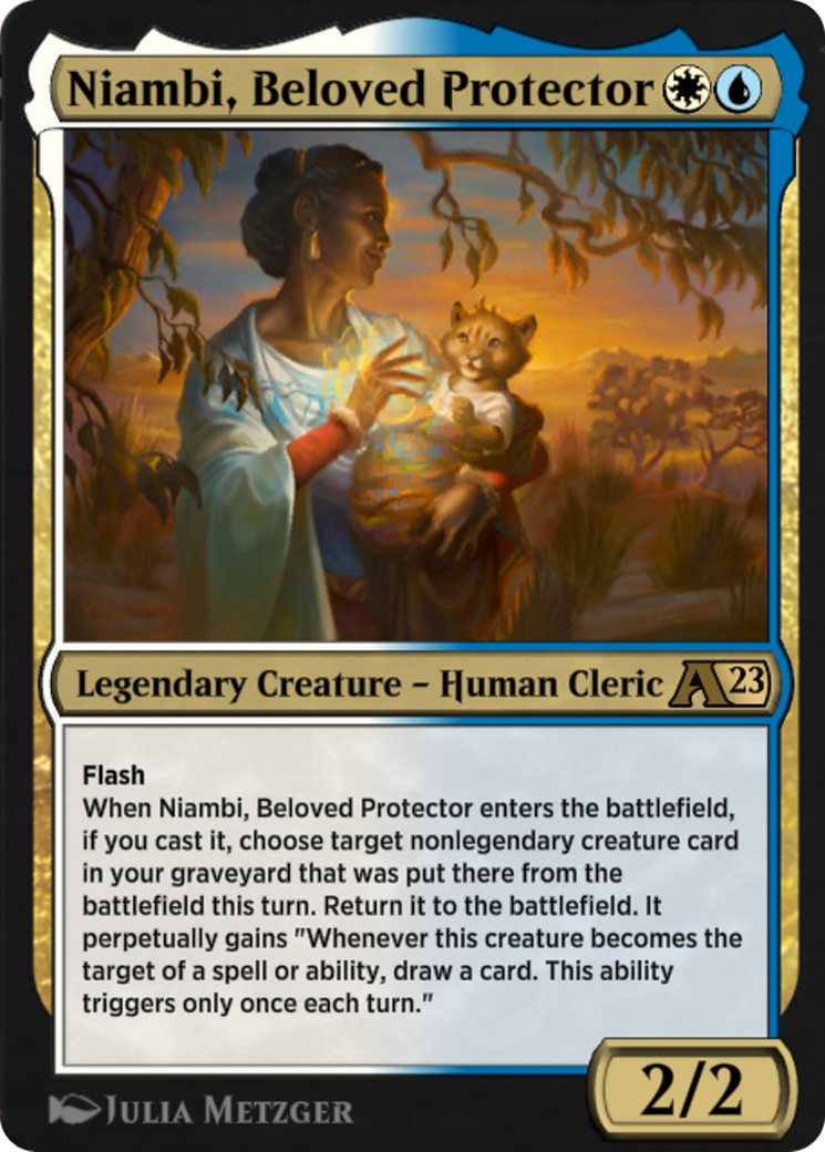 Niambi, Beloved Protector (YDMU-024) [Alchemy: Dominaria]