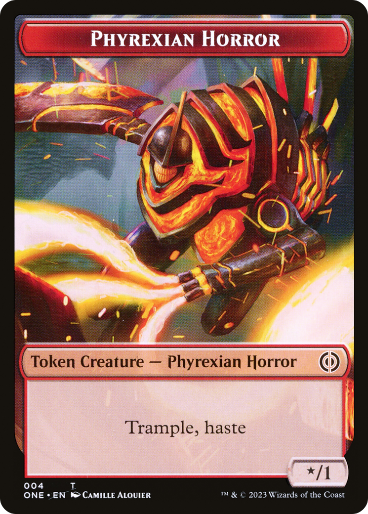 Phyrexian Horror (TONE-004) [Phyrexia: All Will Be One Tokens]